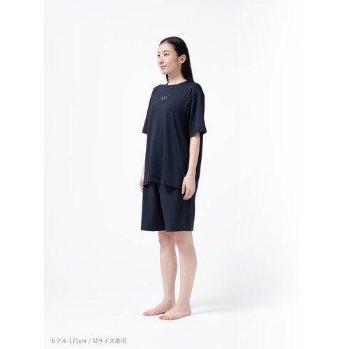 テンシャル（TENTIAL） バクネ（BAKUNE） Mesh 半袖Tシャツ ネイビー