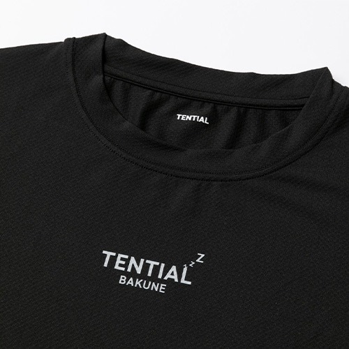 テンシャル（TENTIAL） BAKUNE Mesh 半袖Tシャツ ブラック／L