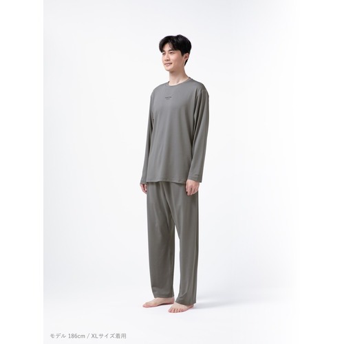 テンシャル（TENTIAL） BAKUNE Mesh 長袖Tシャツ グレー／L
