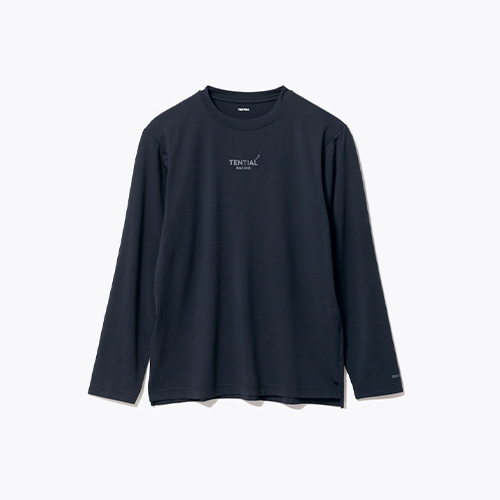 TENTIAL テンシャル BAKUNE Mesh 長袖Tシャツ S ネイビー テンシャル（TENTIAL） BAKUNE Mesh 長袖Tシャツ ネイビー／S（一般
