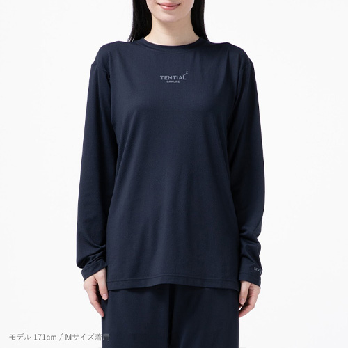 テンシャル（TENTIAL） BAKUNE Mesh 長袖Tシャツ ネイビー／S（一般
