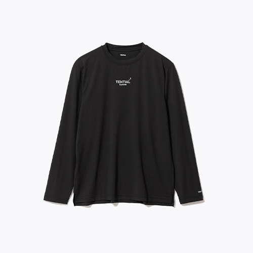 TENTIAL BAKUNE Mesh Tシャツ M ブラック テンシャル（TENTIAL） BAKUNE Mesh 長袖Tシャツ ブラック／M