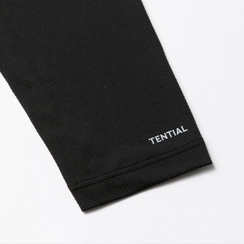 テンシャル（TENTIAL） バクネ（BAKUNE） Mesh 長袖Tシャツ ブラック