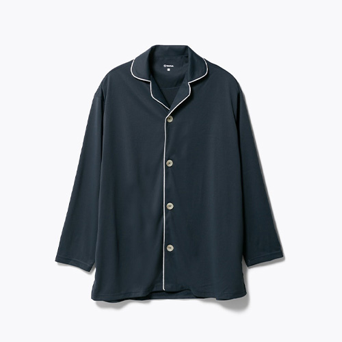 TENTIAL BAKUNE パジャマ長袖シャツ S テンシャル（TENTIAL） BAKUNE Pajamas 長袖シャツ ネイビー／S（一般