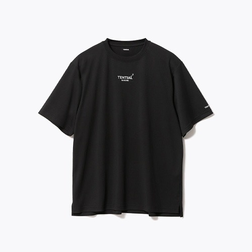 1度のみ着用　テンシャル　バクネ　BLACK テンシャル（TENTIAL） BAKUNE Dry Men's 半袖Tシャツ ブラック／XL