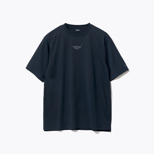 TENTIAL BAKUNE ネイビー Tシャツ Sサイズ 半袖 テンシャル(TENTIAL) BAKUNE Dry Men's 半袖Tシャツ ネイビー