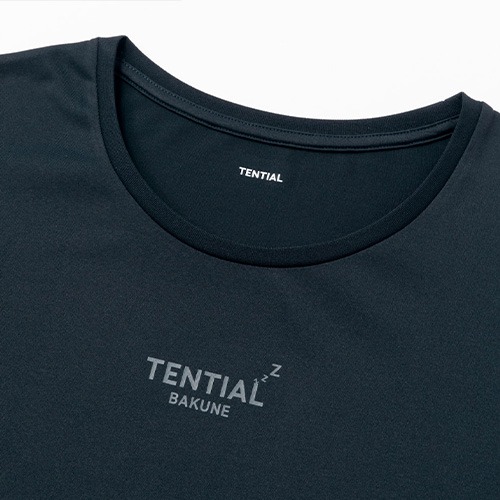 BAKUNE Dry Ladies TENTIAL Mサイズ　ネイビー　半袖 セール】BAKUNE RECOVERY WEAR Dry Ladies T-shirt / 半袖