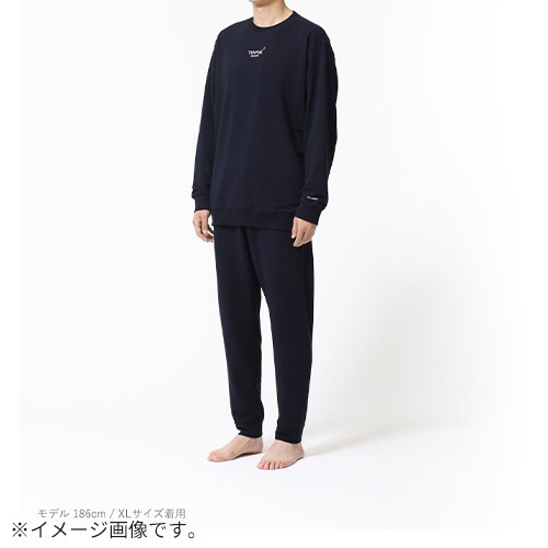 【お値下げ】新品未使用TENTITAL BAKUNE war￼m ネイビー S テンシャル（TENTIAL） BAKUNE スウェット Men's 長袖クルーネック