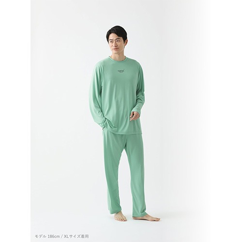 TENTIAL ルームウェア セットアップ ライトグリーン XL テンシャル（TENTIAL） バクネ（BAKUNE） Dry Men's ロングパンツ