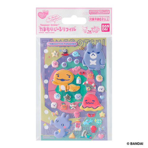 バンダイ たまもりしーるリフィル Tamagotchi Paradiseセット5