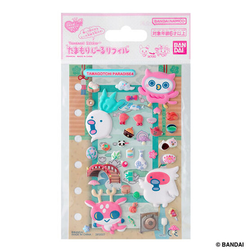 バンダイ たまもりしーるリフィル Tamagotchi Paradiseセット4