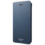【iPhone8Plus/7Plus】グラマス COLORS EURO Passione 2 Leather Case ネイビー