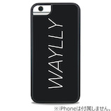 【iPhone6/7/8】 ケースオクロック ウェイリー(WAYLLY) ロゴ・ホワイト WL-67-LG-WH