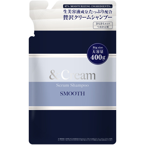 透子 購入者様プロフ必読です　シャンプースムース２０００ml)セルキュア アンドクリーム（＆Cream） セラムシャンプー スムース 詰め替え