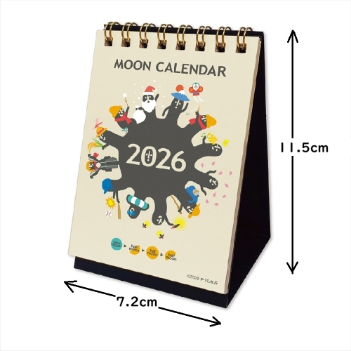 2026年版・卓上】 フラッグス（FLAGS） 卓上ムーンカレンダー SS