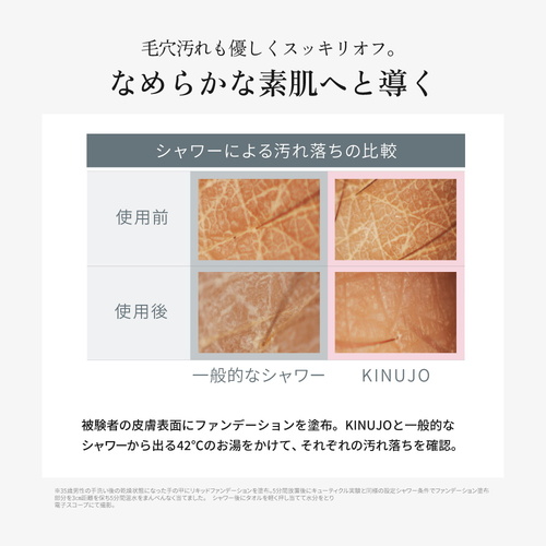 絹製品（ちゃちゃ） 絹女（KINUJO） シルクリッチシャワー SH001－B ブラック
