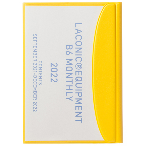 21年9月始まり ラコニック Laconic 仕事計画ダイアリー B6 マンスリー Lims01 110ye イエロー 月曜始まり 手帳 ダイアリー ダイアリー 東急ハンズネットストア
