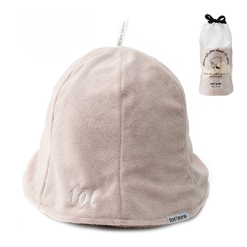 トットノウ（tot／now） 美容師がつくったサウナハット ベージュ