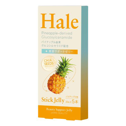 ハレ(Hale) パイナップル チアシード入りゼリー 5本入