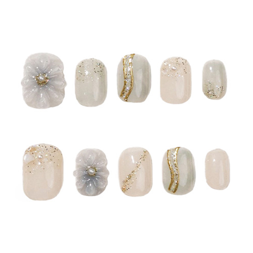 エーネイル（Anail） ネイルチップ Azure Daisy 【店頭のみ商品