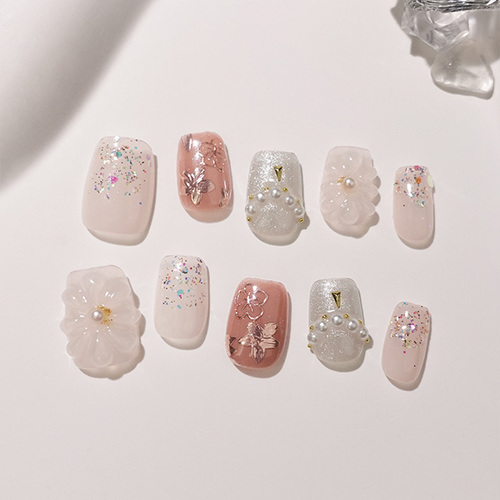 Anail ネイルチップ・ネイルカラーセット エーネイル（Anail） ネイルチップ Pink Whimsy 【店頭のみ商品
