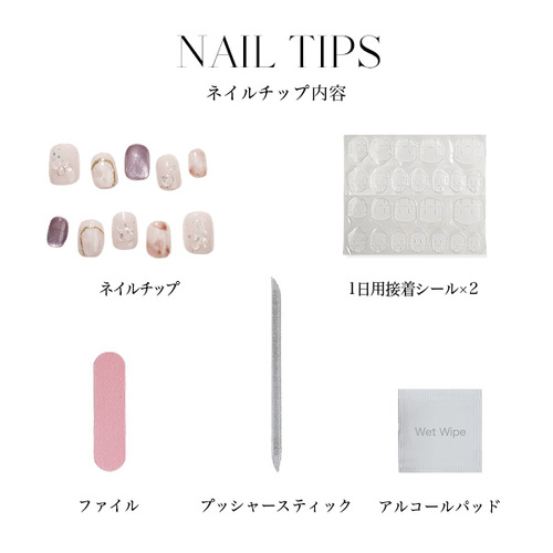 エーネイル（Anail） ネイルチップ Celestial Quartz 【店頭のみ商品