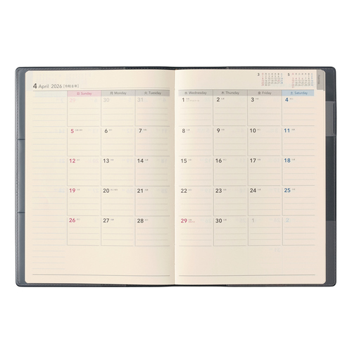 2025年12月始まり】 ノルティ（NOLTY） エクリ4 A5 ウィークリーレフト