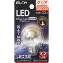 ELPA LED電球G30 LDG1CL-G-E12-G236