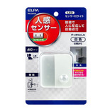 ELPA LEDナイトライト 人感センサー PM-LC301 ホワイト