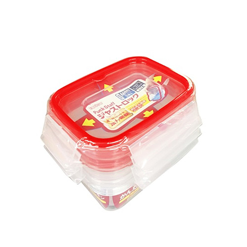 エビス ジャストロック長方形 Mサイズ 3コ入 保存容器 タッパー 東急ハンズネットストア