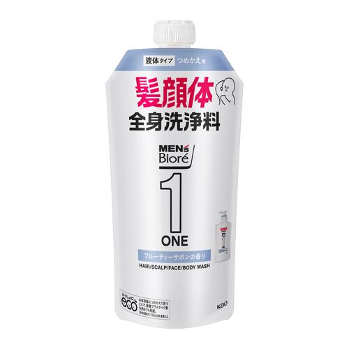 花王 メンズビオレONE オールインワン全身洗浄料 つめかえ用