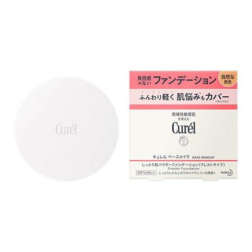 キュレルCurél しっとり肌パウダーファンデーション 自然な肌色 4個 キュレル（Curel） しっとり肌パウダーファンデーション 自然な肌色