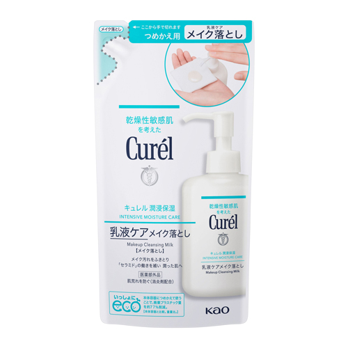 キュレル（Curel） 潤浸保湿 乳液ケアメイク落とし つめかえ用 180mL