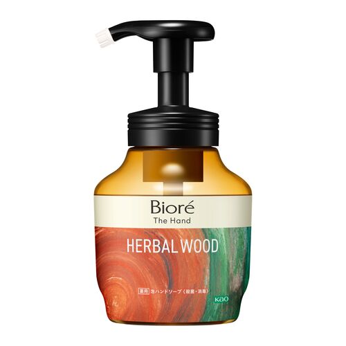 BYRADO 4本 シャンプー ヘアコンディショナー ボディソープ ハンドソープ 花王 ビオレ ザ ハンド 泡ハンドソープ 深くて温かみのあるハーバル