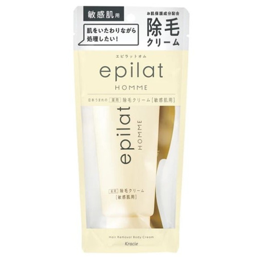 エピラットオム（epilat HOMME） 薬用脱毛クリーム 敏感肌用 150g