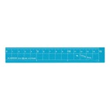 クツワ アルミ定規15cm XS15BL