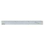 クツワ アルミ定規30cm XS30SV