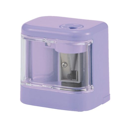 クツワ 小型電池鉛筆削りスピモ Rs032pu パープル 鉛筆 鉛筆削り 鉛筆削り 東急ハンズネットストア