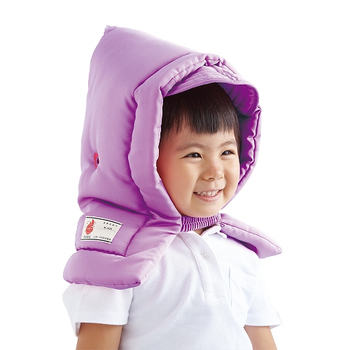 クツワ（KUTSUWA） 子供用防災ずきん KZ010PU パープル｜【ハンズ