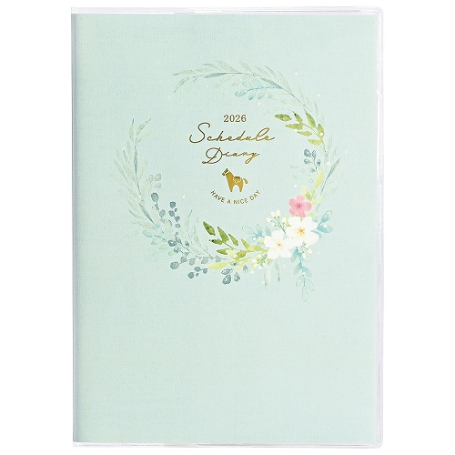 2025年12月始まり】 クツワ カラーインデックス手帳 B6 マンスリー