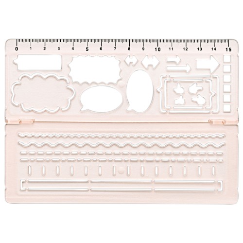 クツワ 見やすいノートが作れるテンプレート KB043PK ピンク｜【ハンズ