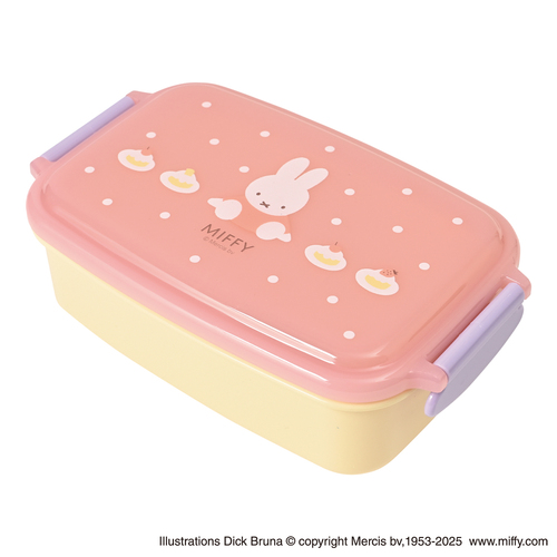 ミッフィーお弁当箱 クツワ（KUTSUWA） ミッフィーとスイーツ 角型密封弁当箱 MF969