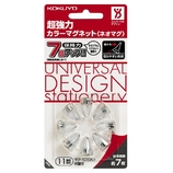 コクヨ 超強力カラーマグネット ネオマグ 径11mm マク-1010T 透明