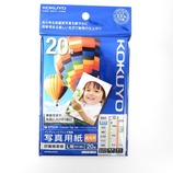 コクヨ IJP用写真用紙 印画紙原紙 高光沢L KJ-D12L-20 20枚入