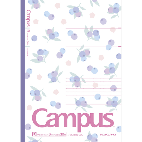 コクヨ Kokuyo 限定 キャンパスノート ドット入り罫線 B罫 セミb5 5色入り ノ 3cbtn L30x5 フルーティーポップ ノート メモ 大学ノート 綴じノート 東急ハンズネットストア