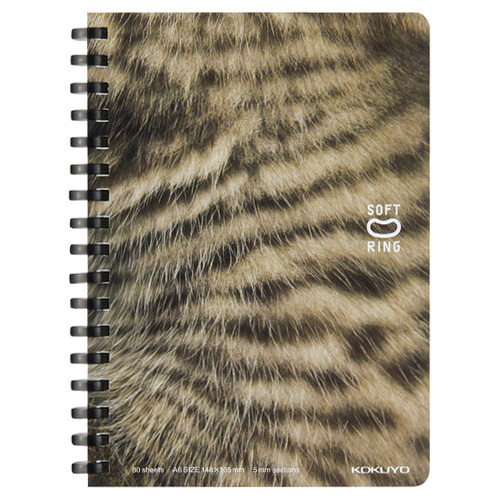 コクヨ（KOKUYO） 10周年記念 ソフトリングノート A6 ぷにぷに子ねこ