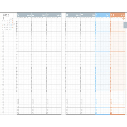 2025年11月始まり】 コクヨ（KOKUYO） ジブン手帳mini