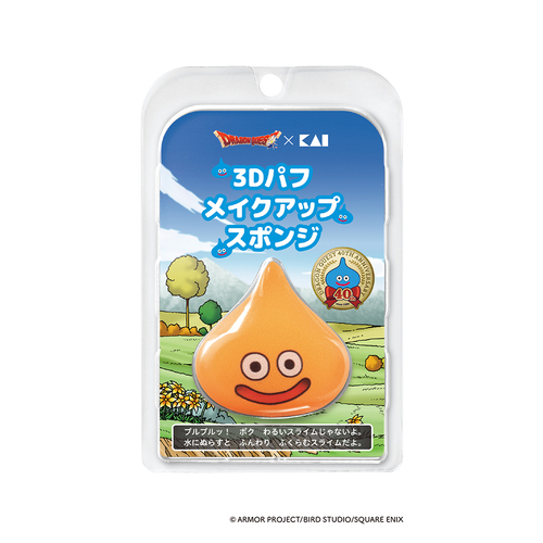 貝印（KAI） ドラゴンクエスト スライム3Dパフ 000KQ3314 スライムベス
