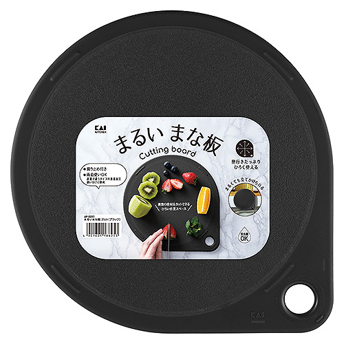 お買い得】 貝印（KAI）関孫六 茜三徳 まるいまな板3点セット