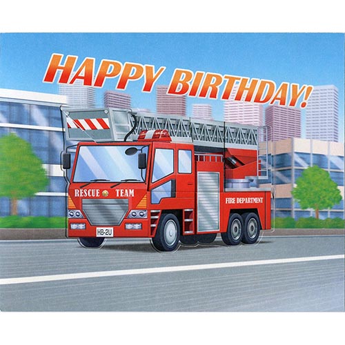 サンリオ 消防車ロボット カード ポストカード バースデー 誕生日カード 東急ハンズネットストア